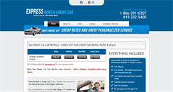 Desktop Screenshot of expressrentacheapcar.com