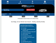 Tablet Screenshot of expressrentacheapcar.com